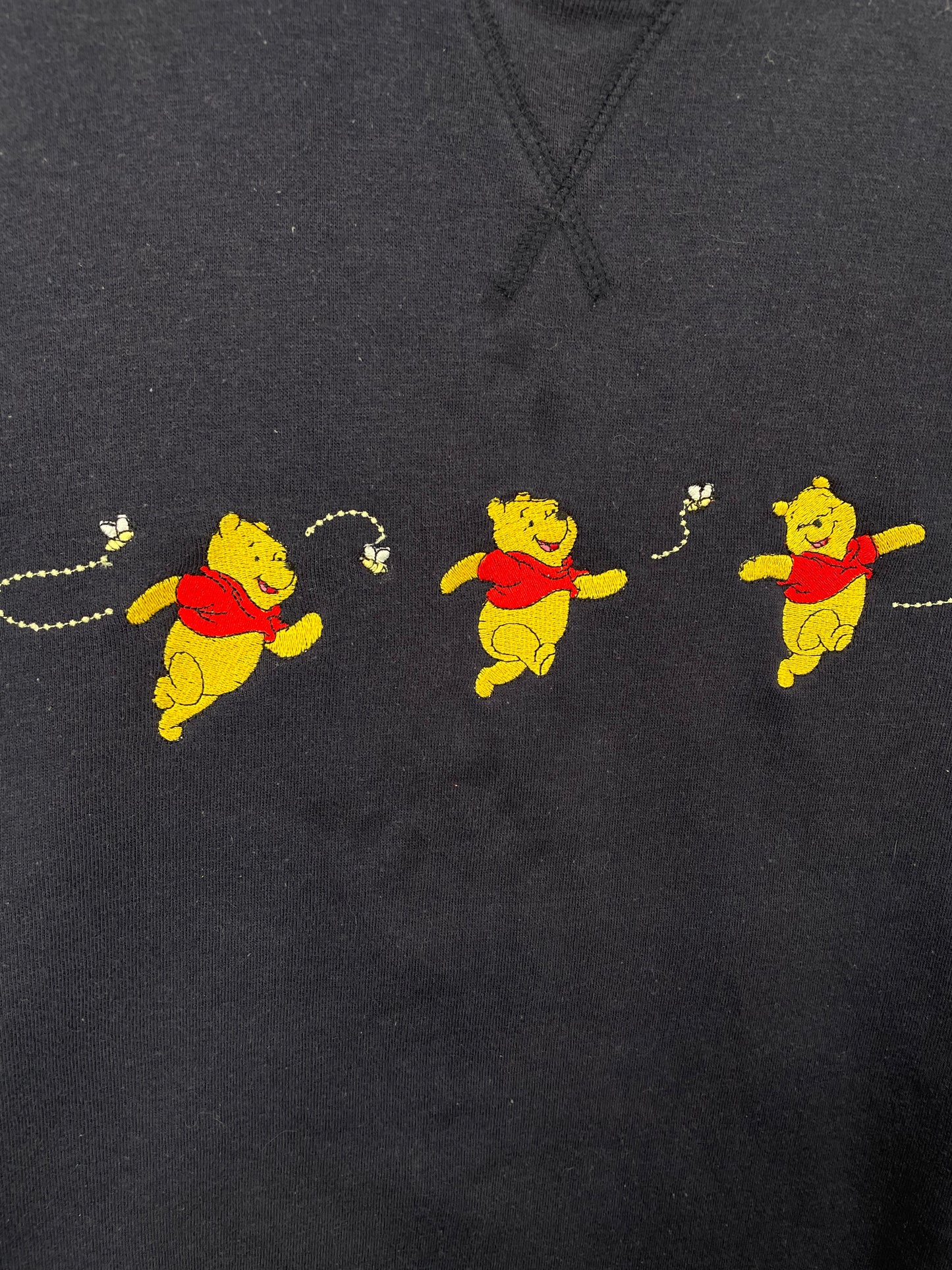 00' DISNEY WINNIE THE POOH Size M Vintage Sweat-Shirt / A1531