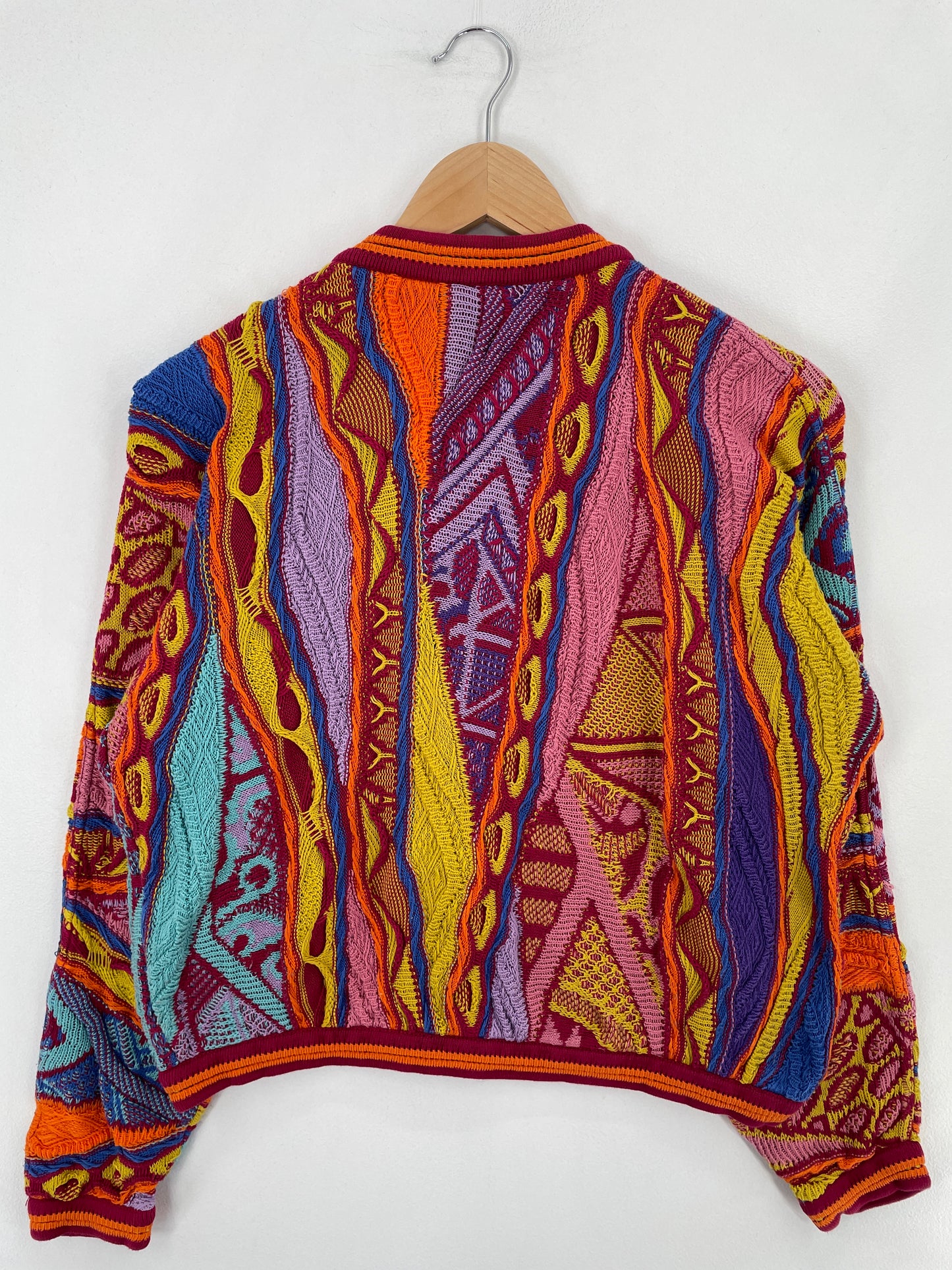Vintage COOGI Size Ladies M Knit Cardigan Sweater / E1997K