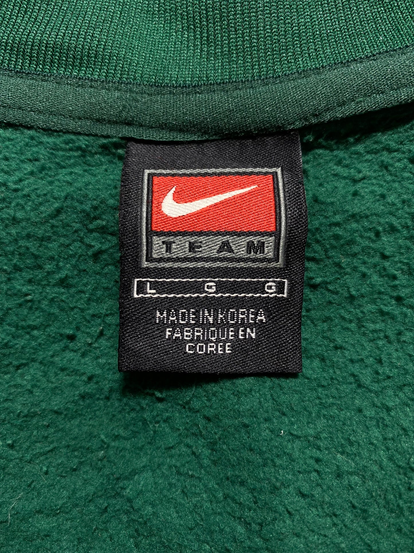 00’ NIKE NEW YORK JETS Size L Vintage NFL Fleece Sweat / K5851