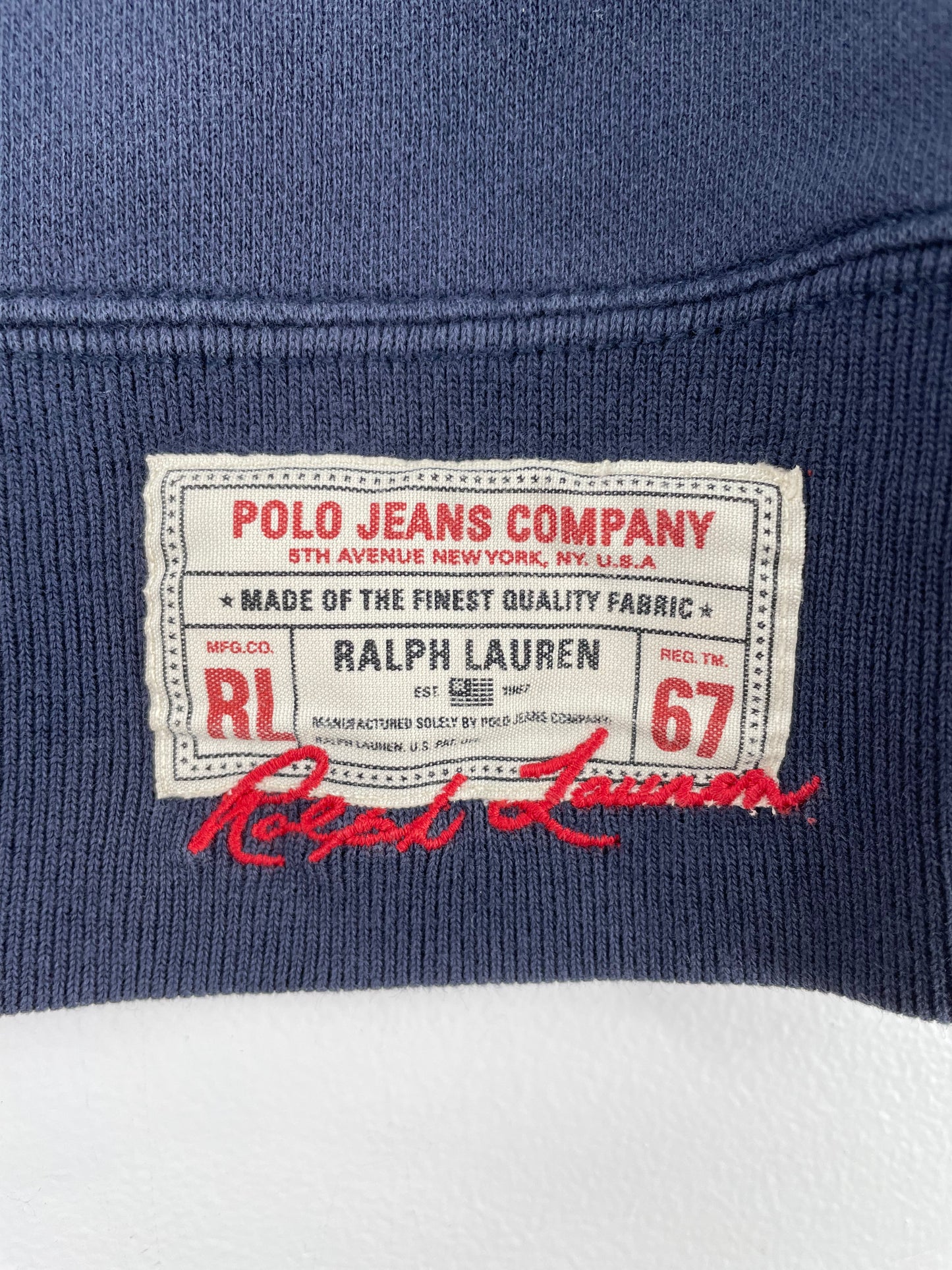 90's POLO JEANS RALPH LAUREN Size XL Vintage Sweat-shirt / A410