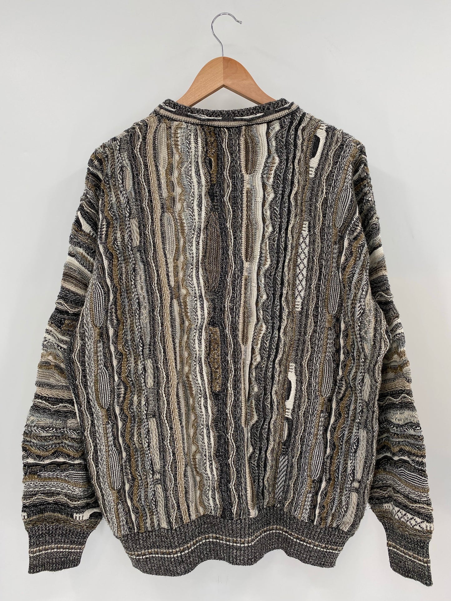 Vintage 3D COOGI- Style Size XL Knit Sweater/ K6935
