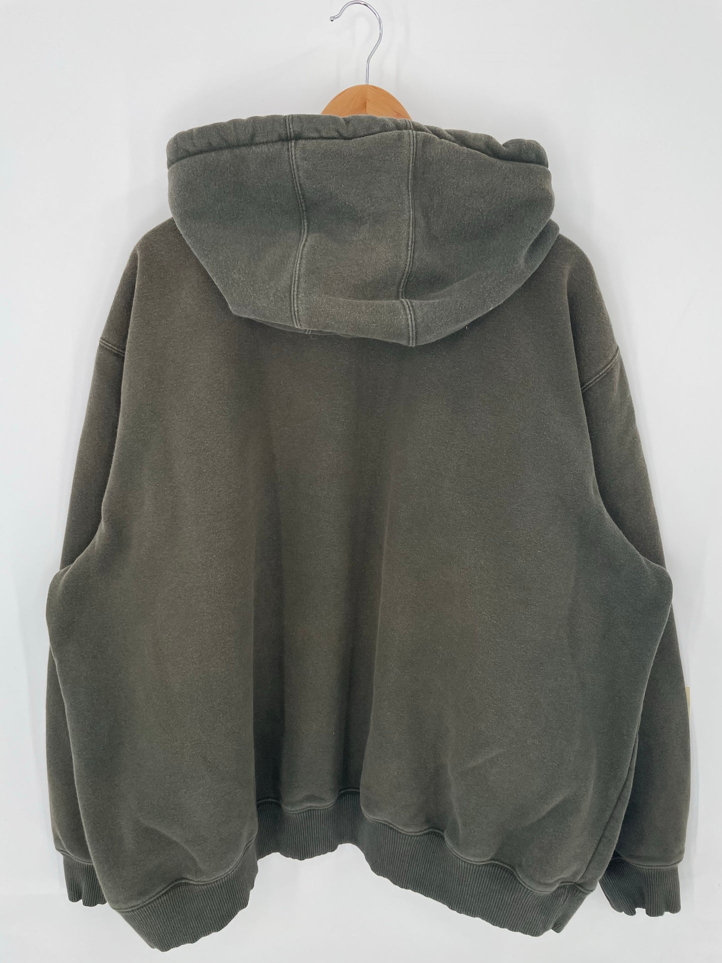 Vintage CARHARTT Size XXXL Half Zip-up Hoodie Sweat-Shirt / K9090