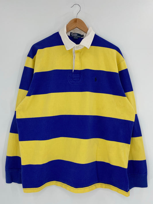 90’s Polo Ralph Lauren Size XL Vintage Rugby-Shirt / K4569