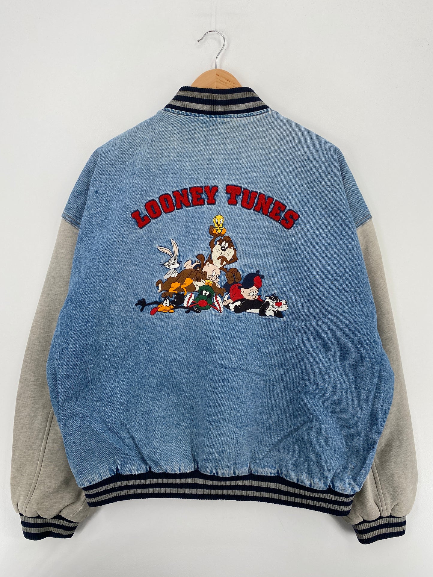 Vintage LOONEY TUNES Size XL Vintage Denim Jacket / A5879