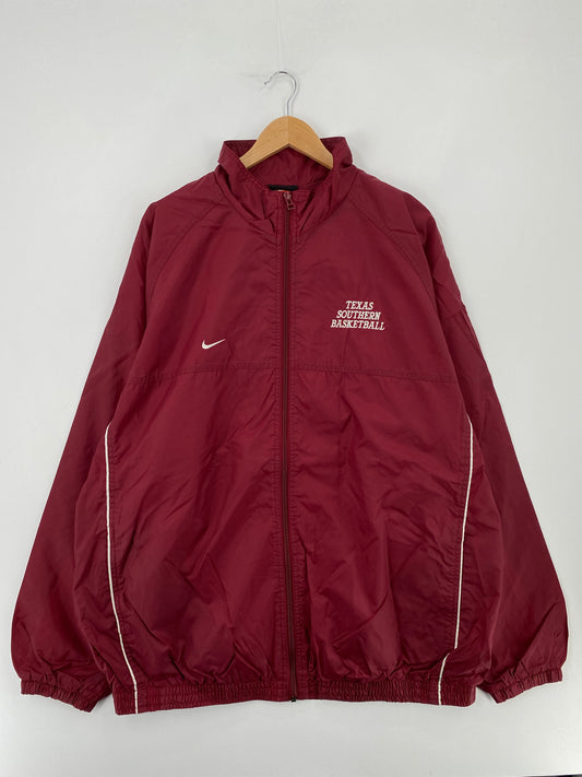 00' NIKE x TEXAS SOUTHERN BASKETBALL Size XXL Vintage College Nylon Jacket / E3741N