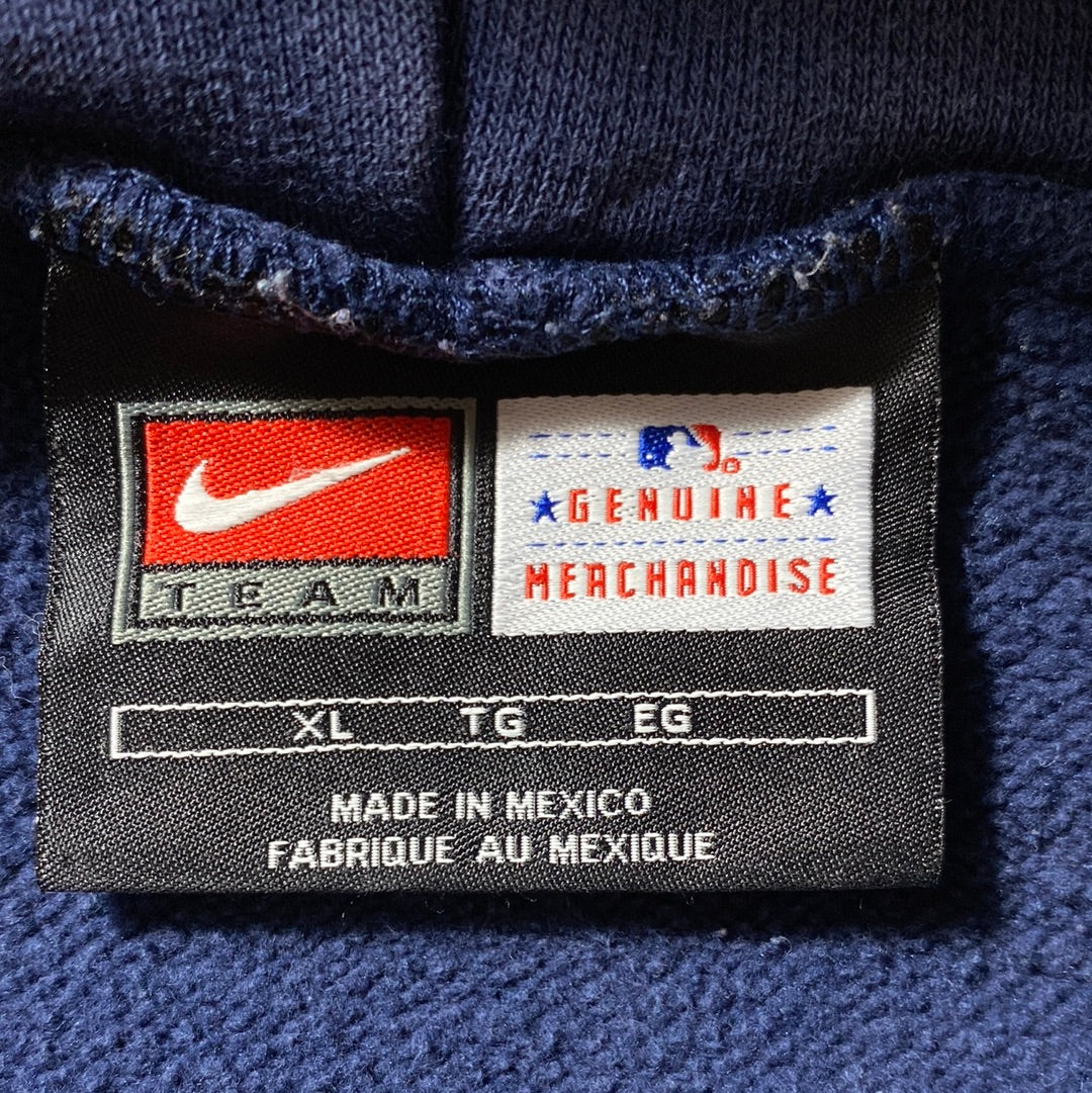 00' NIKE x BOSTON RED SOX Size XL Vintage MLB Hoodie Sweat-shirt / E1706S