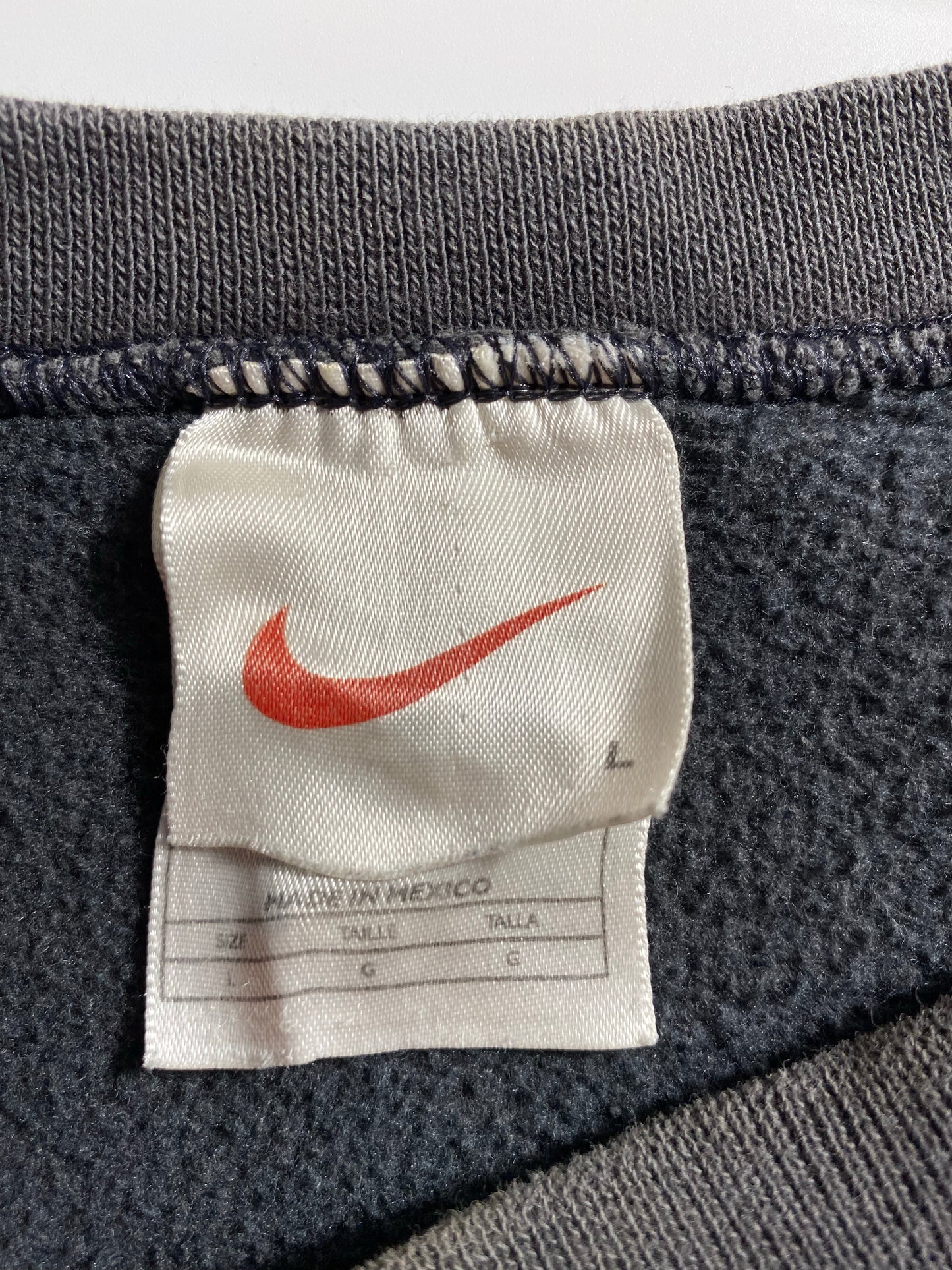 90’s NIKE MINI SWOOSH Size L Vintage Sweat-Shirt / K4453
