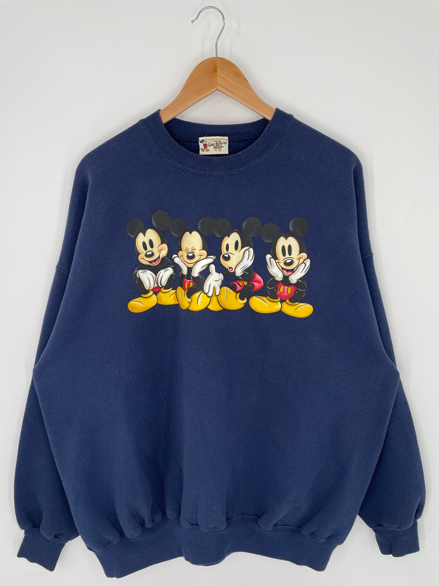 00' DISNEY MICKEY Size No Tag (Approx. XL) Vintage Sweat-shirt / K9049