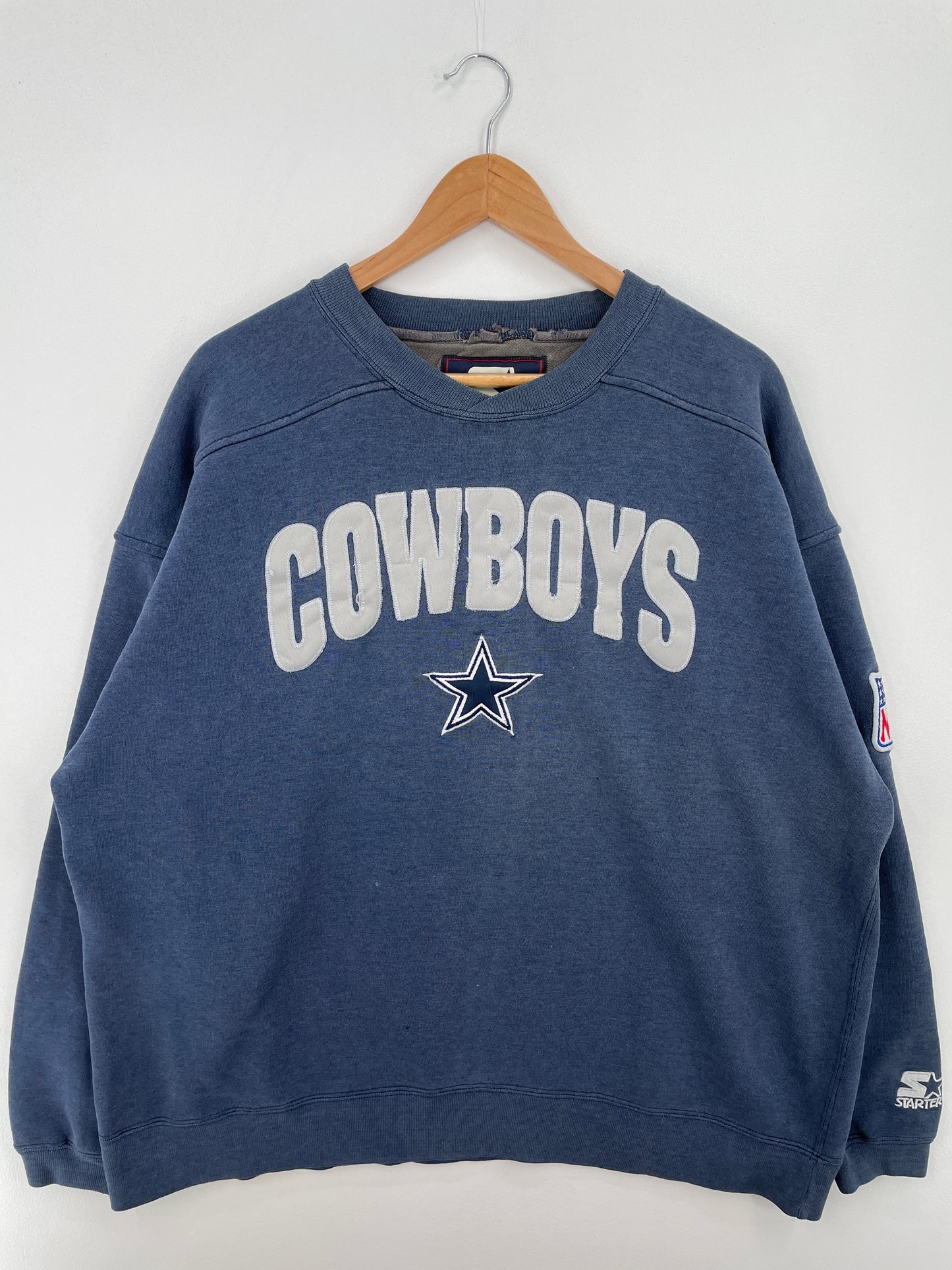 90’s STARTER x DALLAS COWBOYS Size XL NFL Sweat-Shirt / A8449