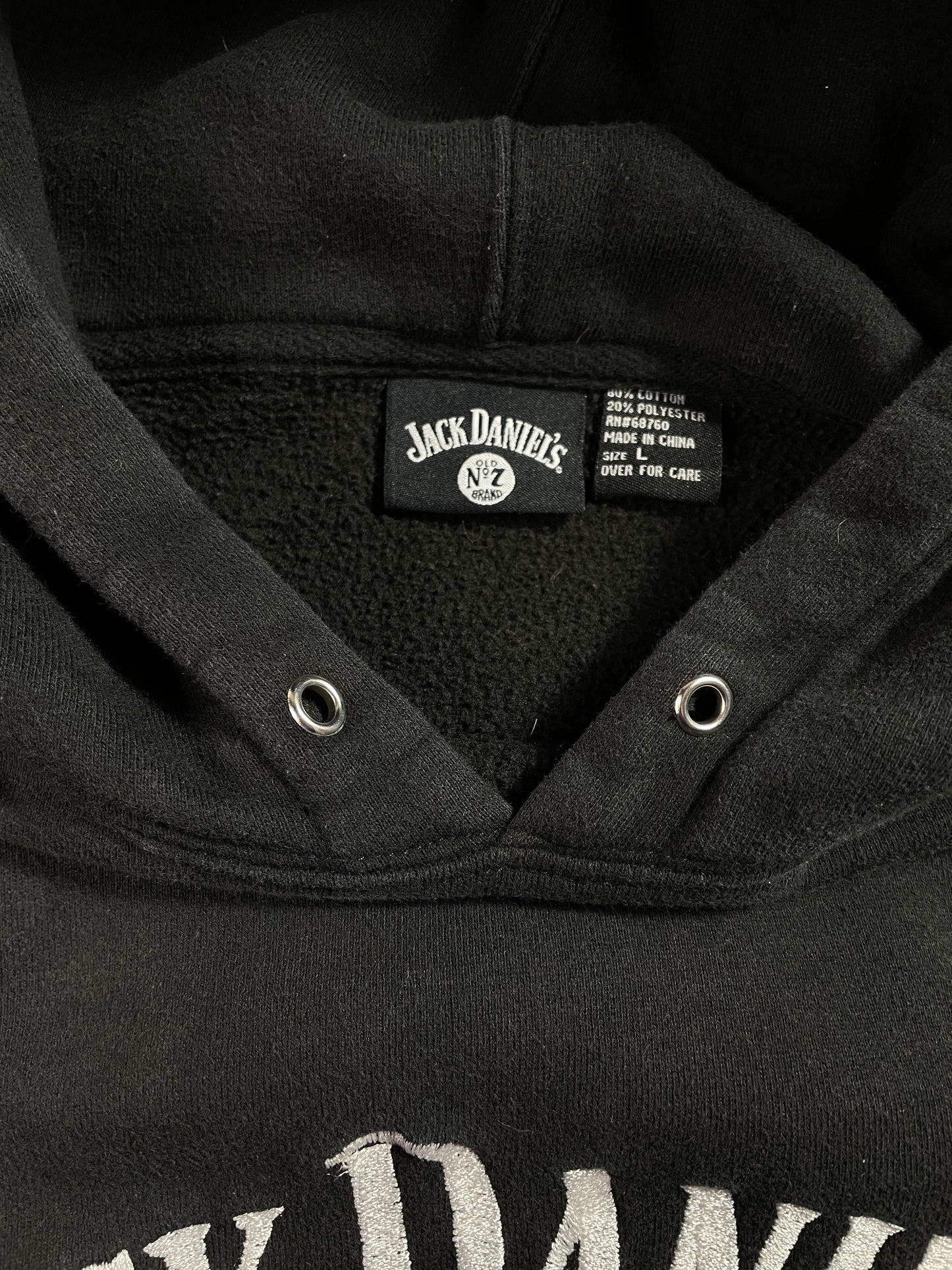 Vintage JACK DANIEL'S Size L Vintage Hoodie Sweat-Shirt / E5005S