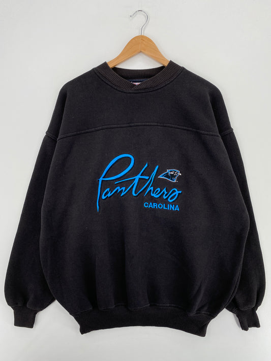 90’s NORTH CAROLINA PANTHERS Size L Vintage NFL Sweat-Shirt / A5013