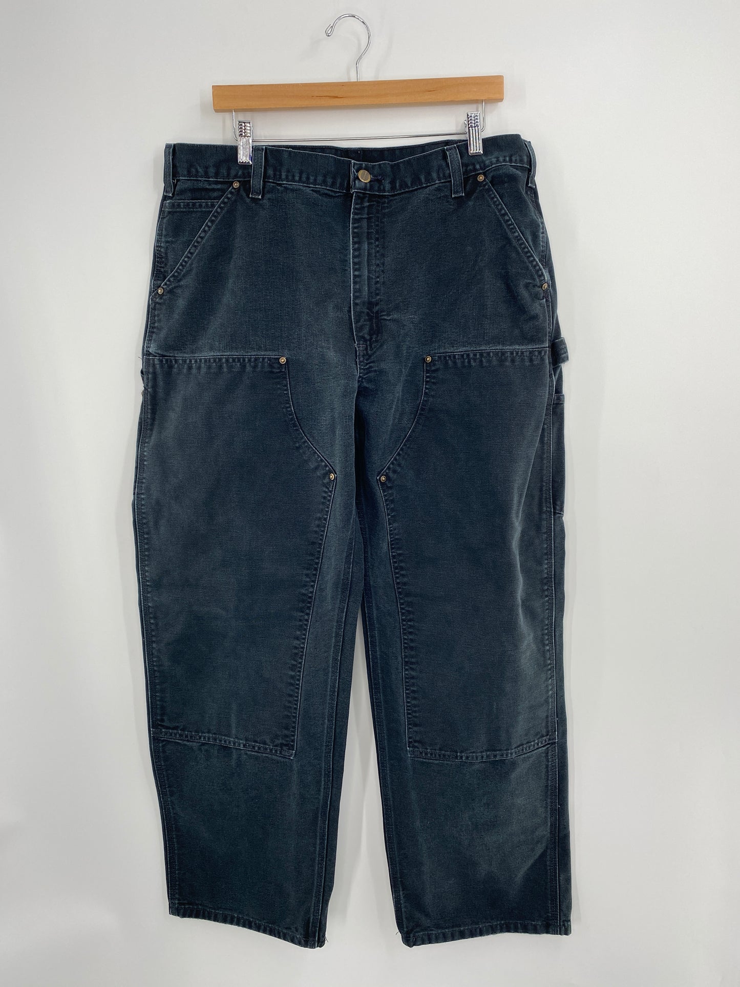 Vintage CARHARTT Size W37xL29.5 Vintage Double Knee Duck Pants / A4406