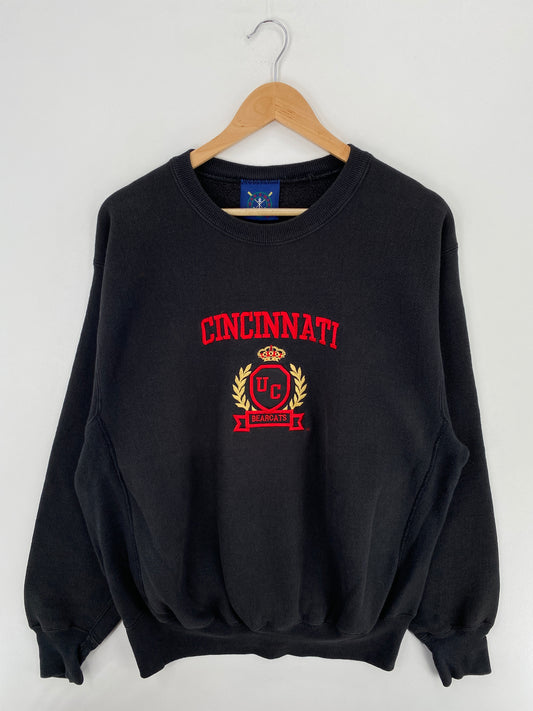 00' UNIVERSITY OF CINCINNATI Approx. Size XL Vintage College Sweat-Shirts / A4714