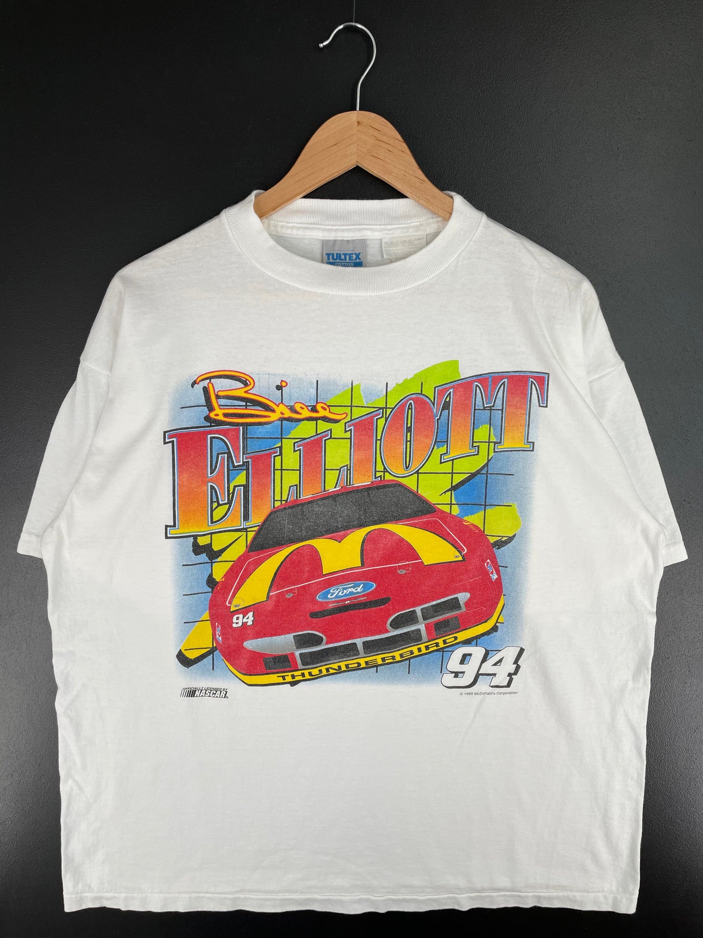 .1995 NASCAR BILL ELLIOTT Size XL Vintage Racing T-Shirt / E4432T