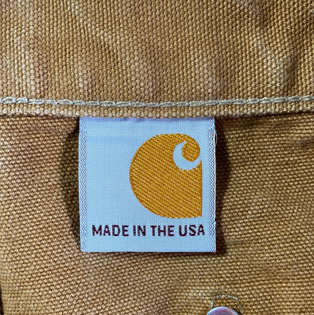 Vintage CARHARTT Made in USA Size W34 x L30 Double Knee Duck Pants / A8114