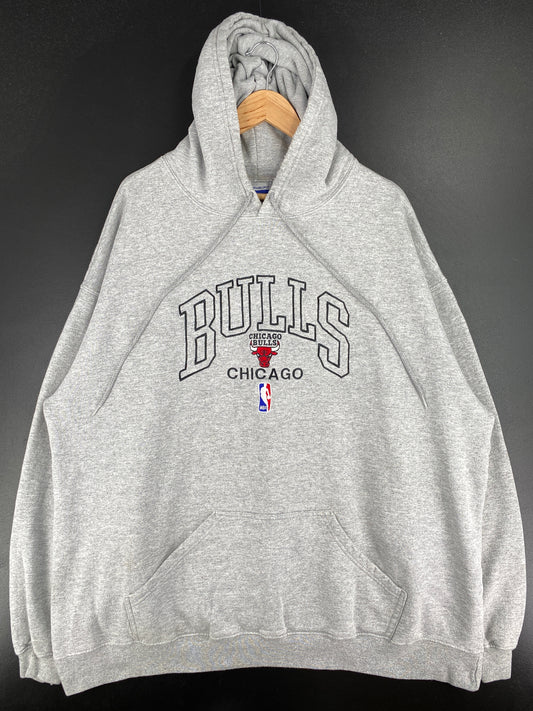 00' REEBOK x CHICAGO BULLS Size XXXL Vintage NBA Hoodie Sweat-Shirt / A6431