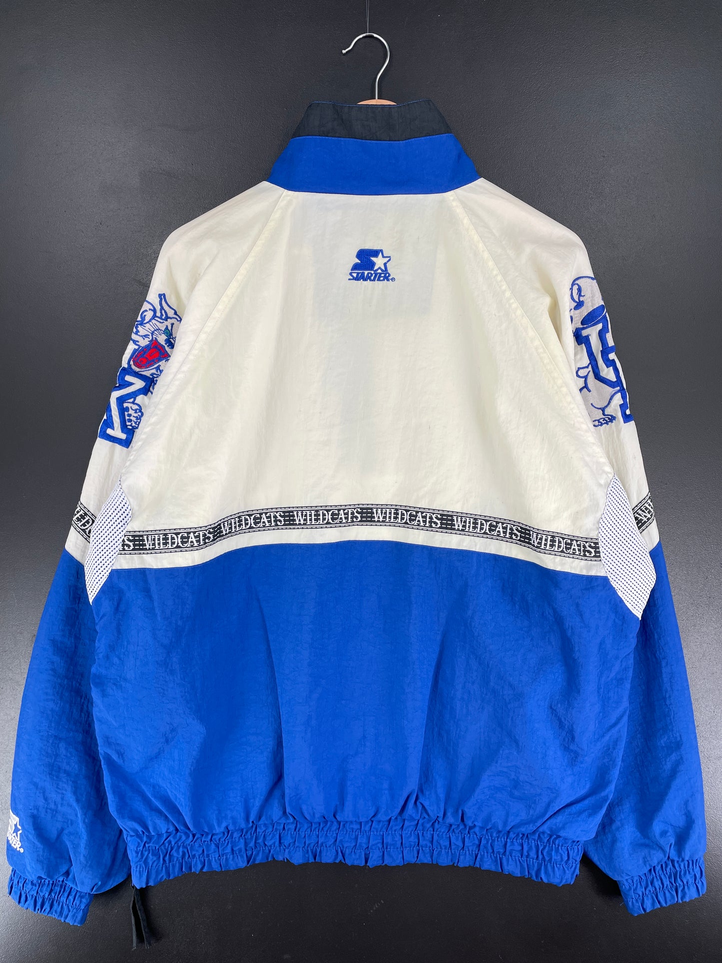 90’s STARTER x UNIVERSITY OF KENTUCKY Size XL Vintage College Nylon Jacket / E5766N
