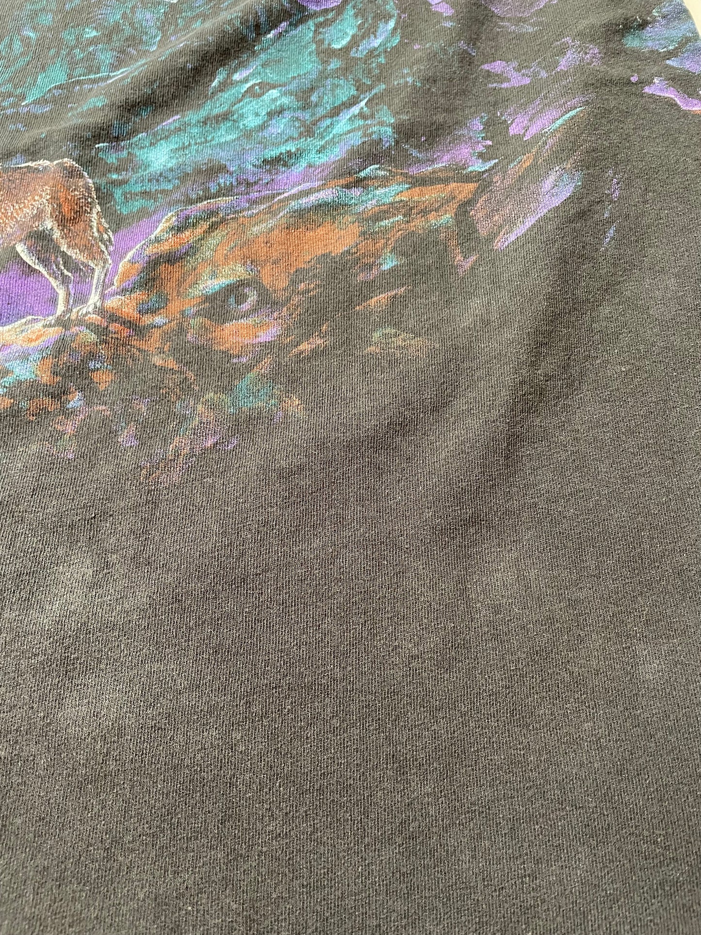 90’s HABITAT x WOLVES Size L Vintage T-Shirts / K4966
