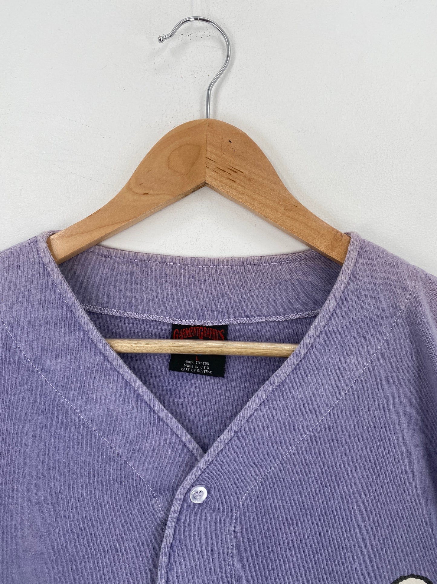 1994 COLORADO ROCKIES x SNOOPY Made in USA Size L Vintage MLB Baseball-Shirt / A6087