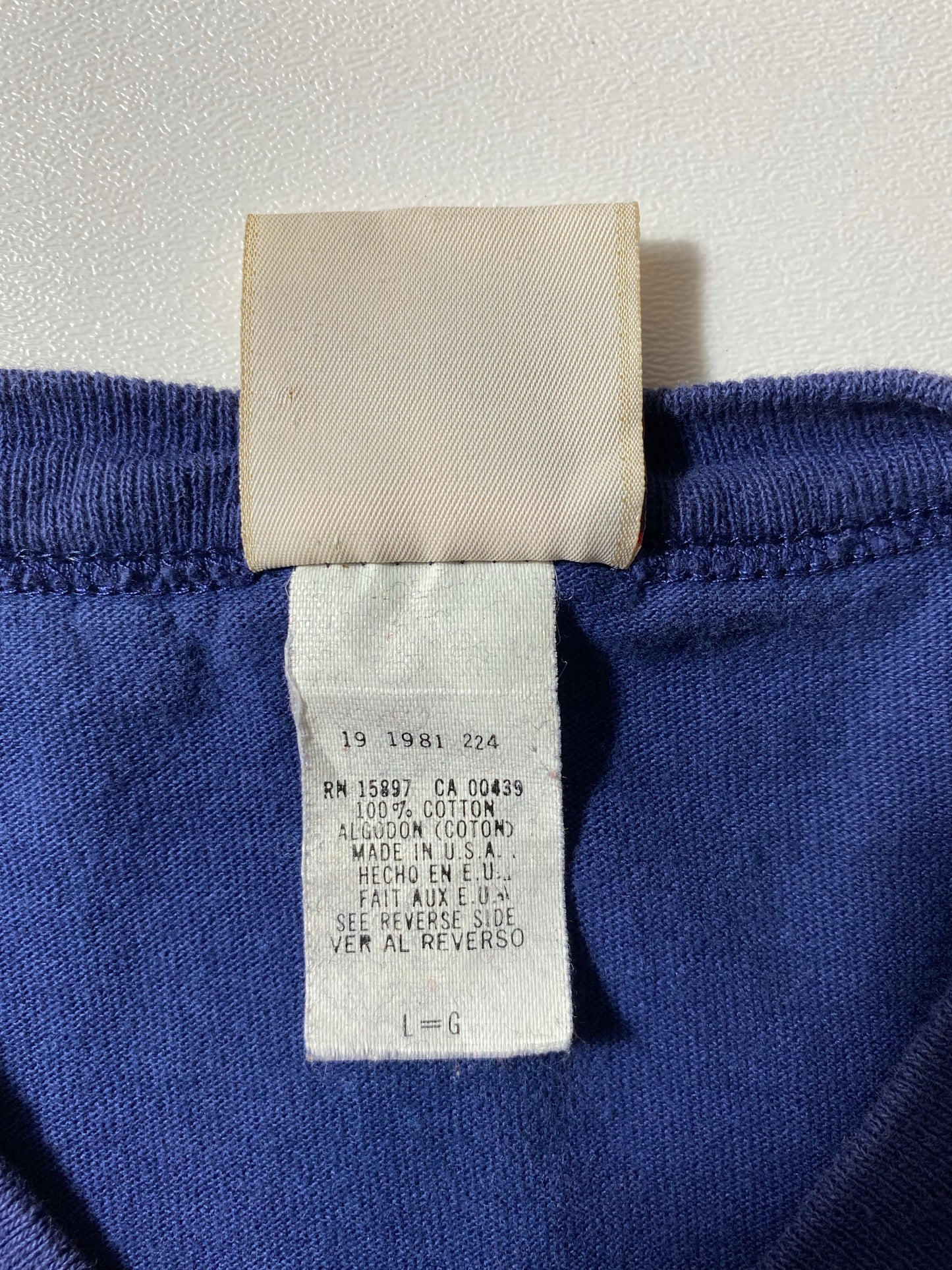 1995 NEW ENGLAND PATRIOTS Made in USA Size L Vintage NFL T-shirt / K9378