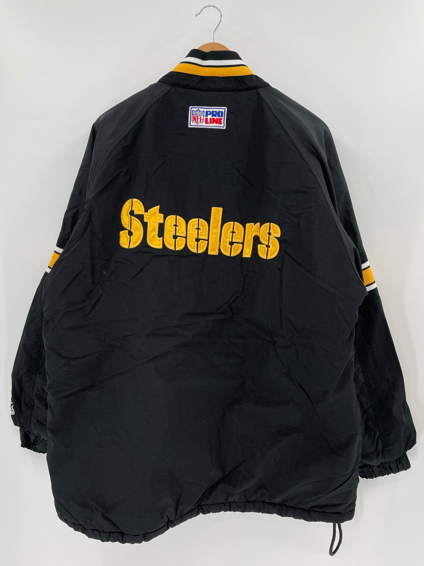 90's STARTER x STEELERS Size L Vintage NFL Nylon Jacket / K6270