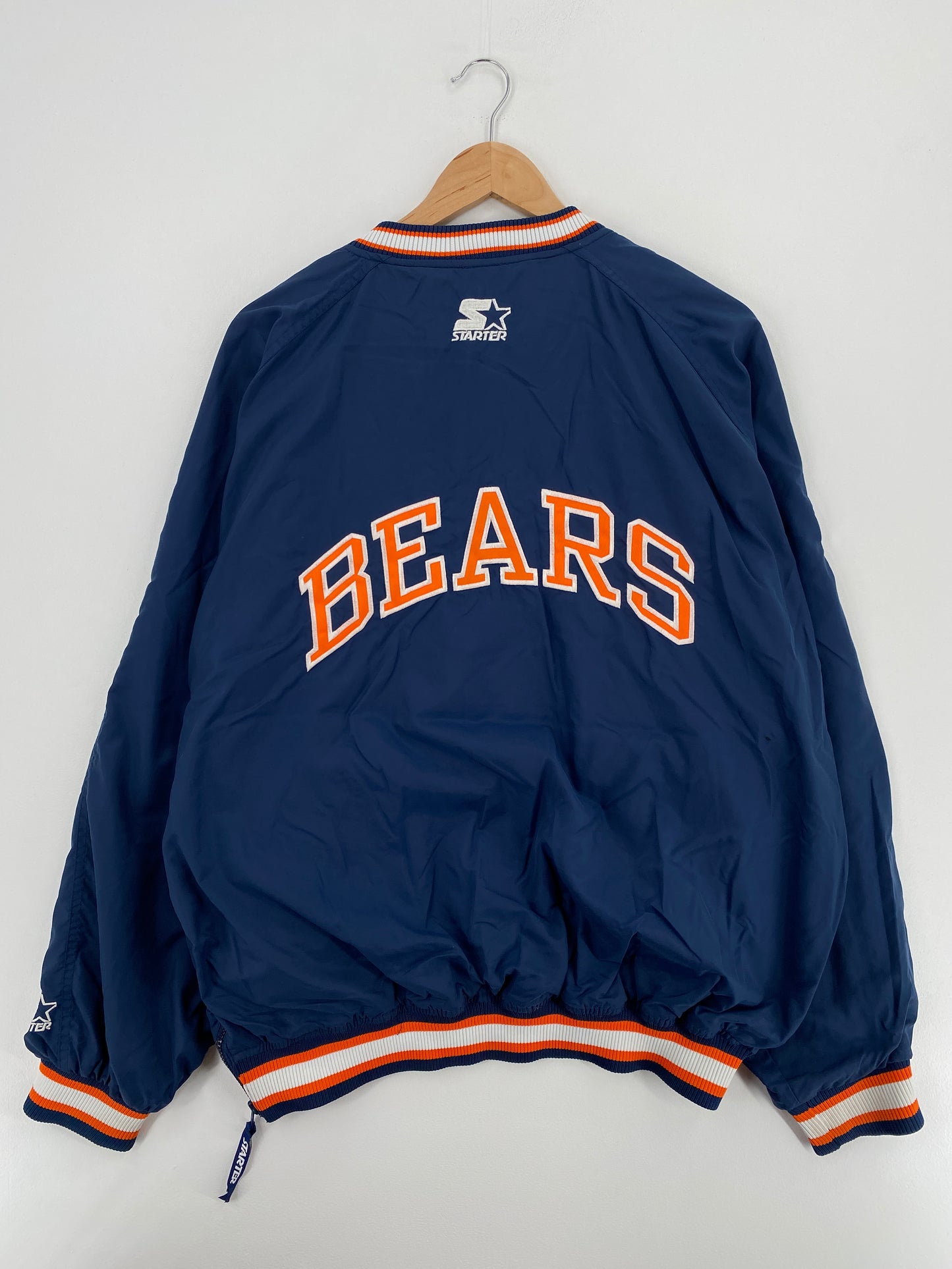 90’s STARTER x CHICAGO BEARS Size L Vintage NFL Nylon Jacket / A5292
