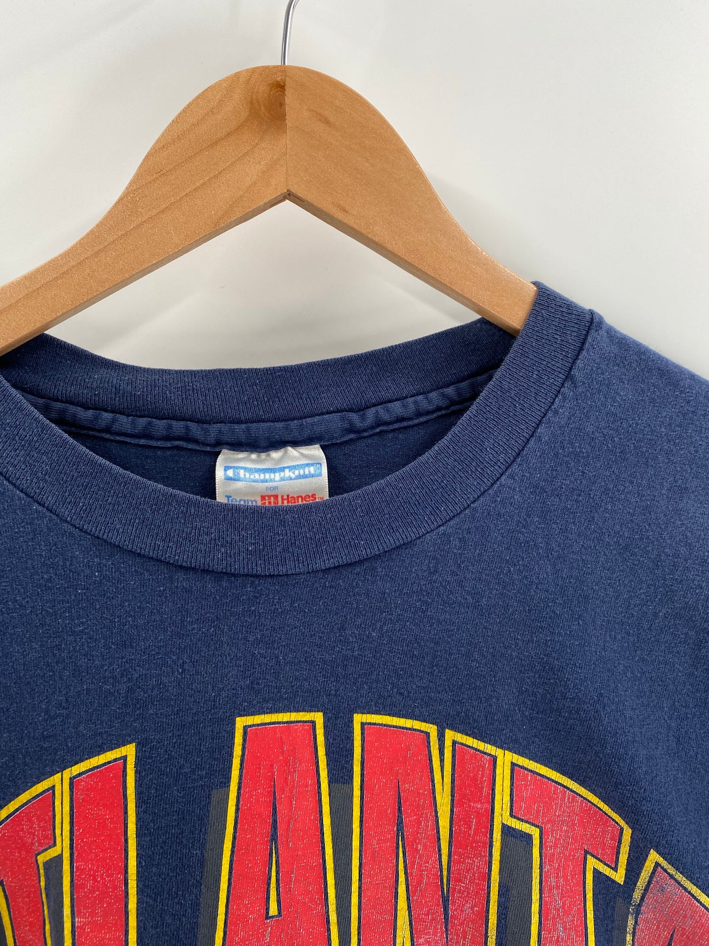 1994 ATLANTA BRAVES Made in USA Size L Vintage MLB T-Shirts / K4833