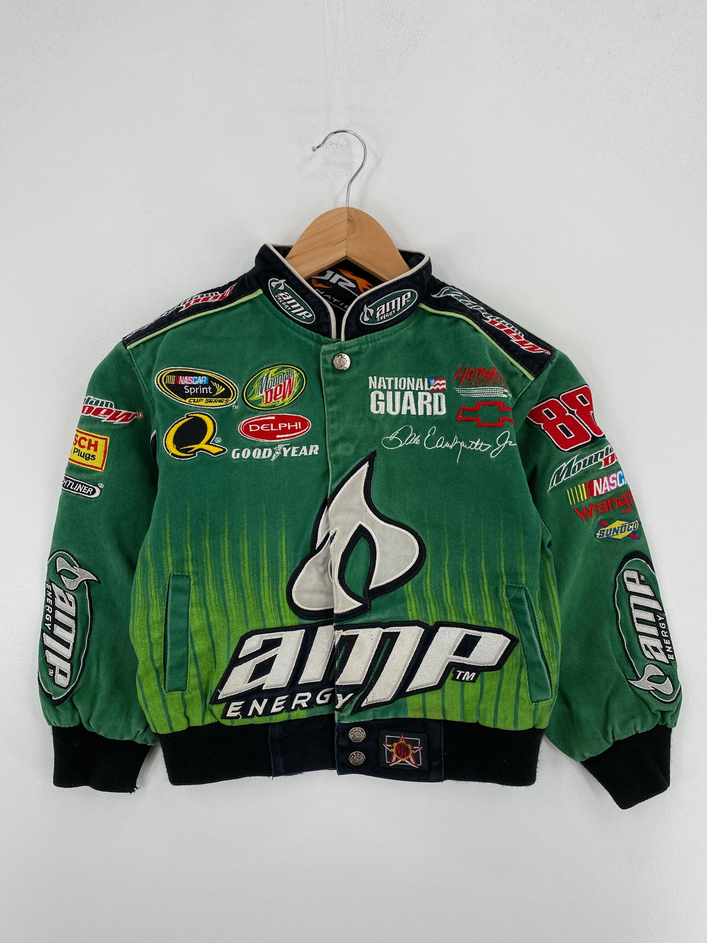 Vintage DALE EARNHARDT JR Size Kids S(5-6) Racing Jacket / A6404