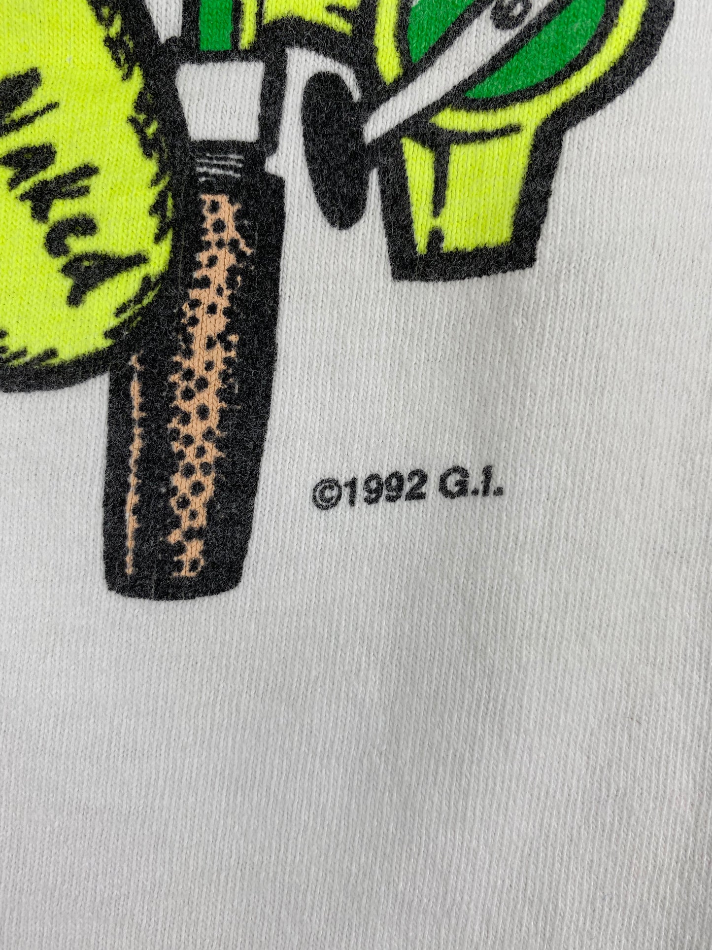 1992 BUTT NAKED FISHING Made in USA Size L Vintage T-Shirt / A3121