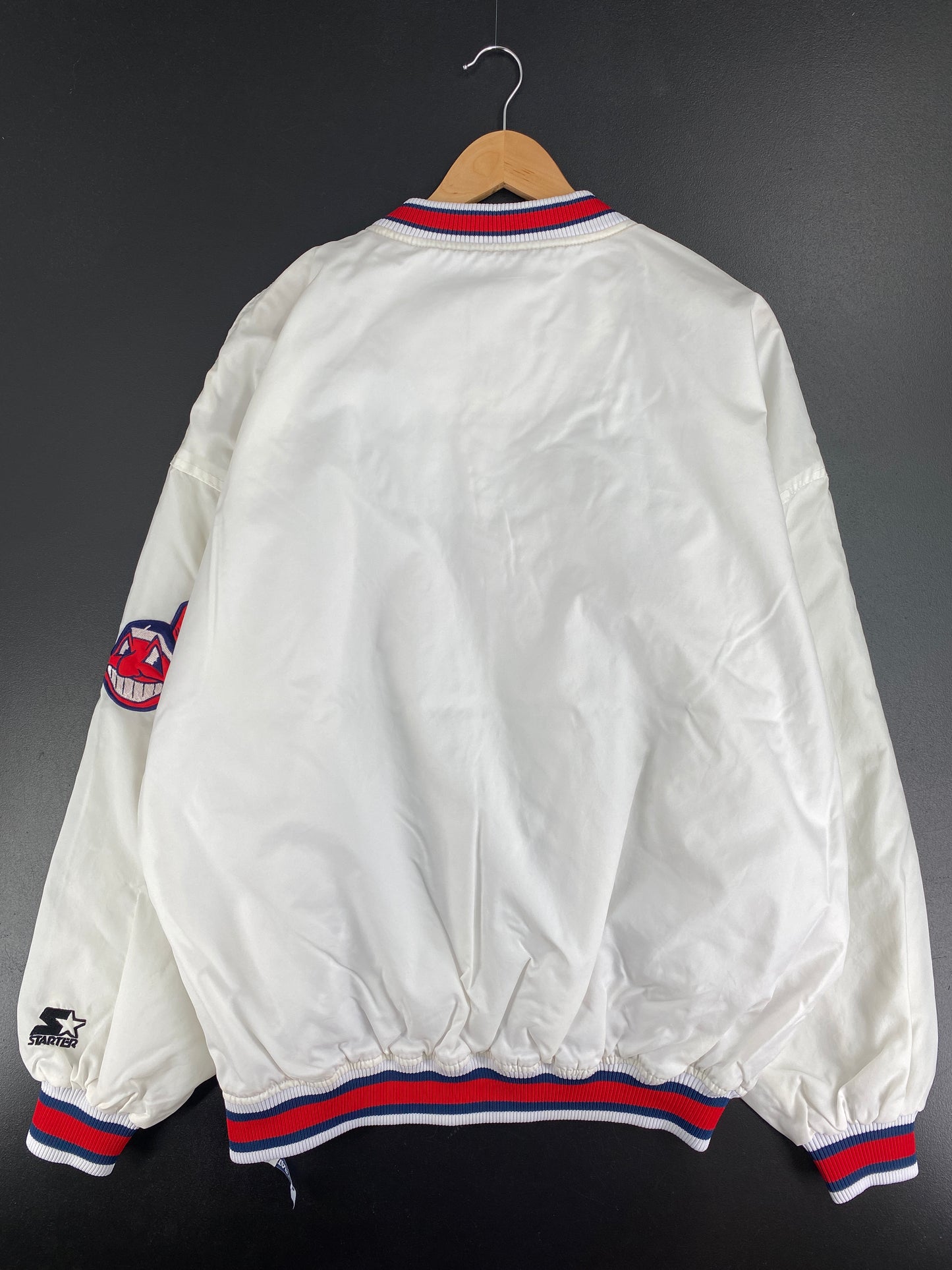 00’s STARTER CLEVELAND INDIANS Size XXL Vintage MLB Nylon Jacket / A5285
