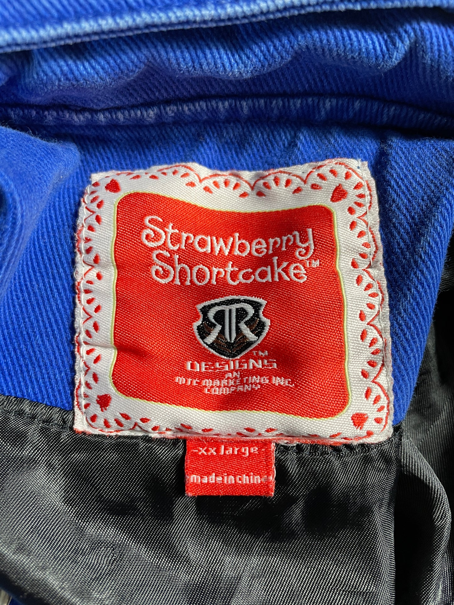 Vintage STRAWBERRY SHORTCAKE Size Kids.XXL Racing Jacket / E860