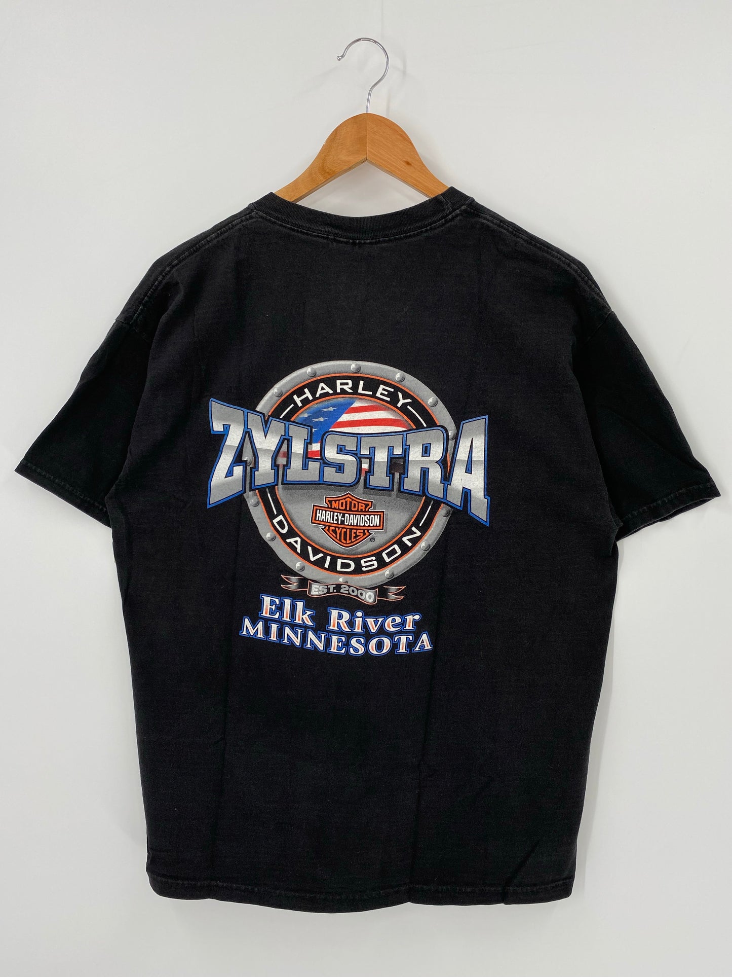 1998 HARLEY DAVIDSON Made in USA Size L Vintage T-Shirt / K4411