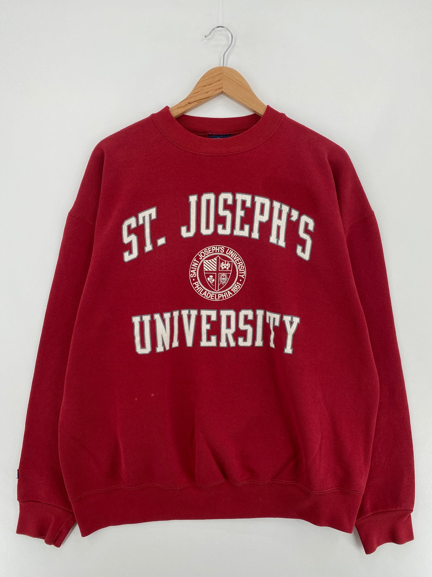 Vintage ST. JOSEPH'S UNIVERSITY (No tag) Approx. Size XL College Sweat-shirt / E537