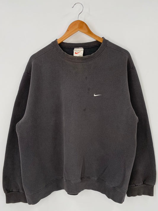 90’s NIKE MINI SWOOSH Size L Vintage Sweat-Shirt / K4453