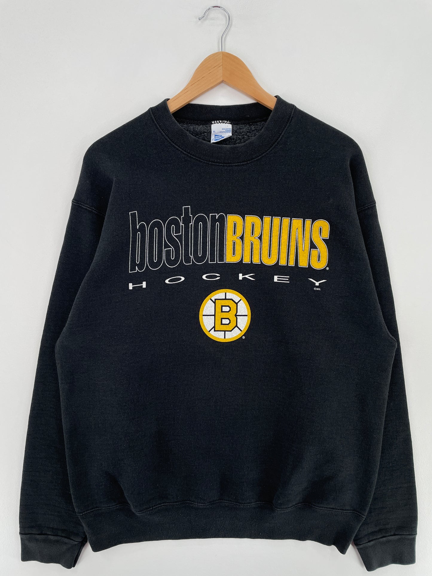 90’s SALEM x BOSTON BRUINS Made in USA Size XL NHL Sweat-shirt / E2051S