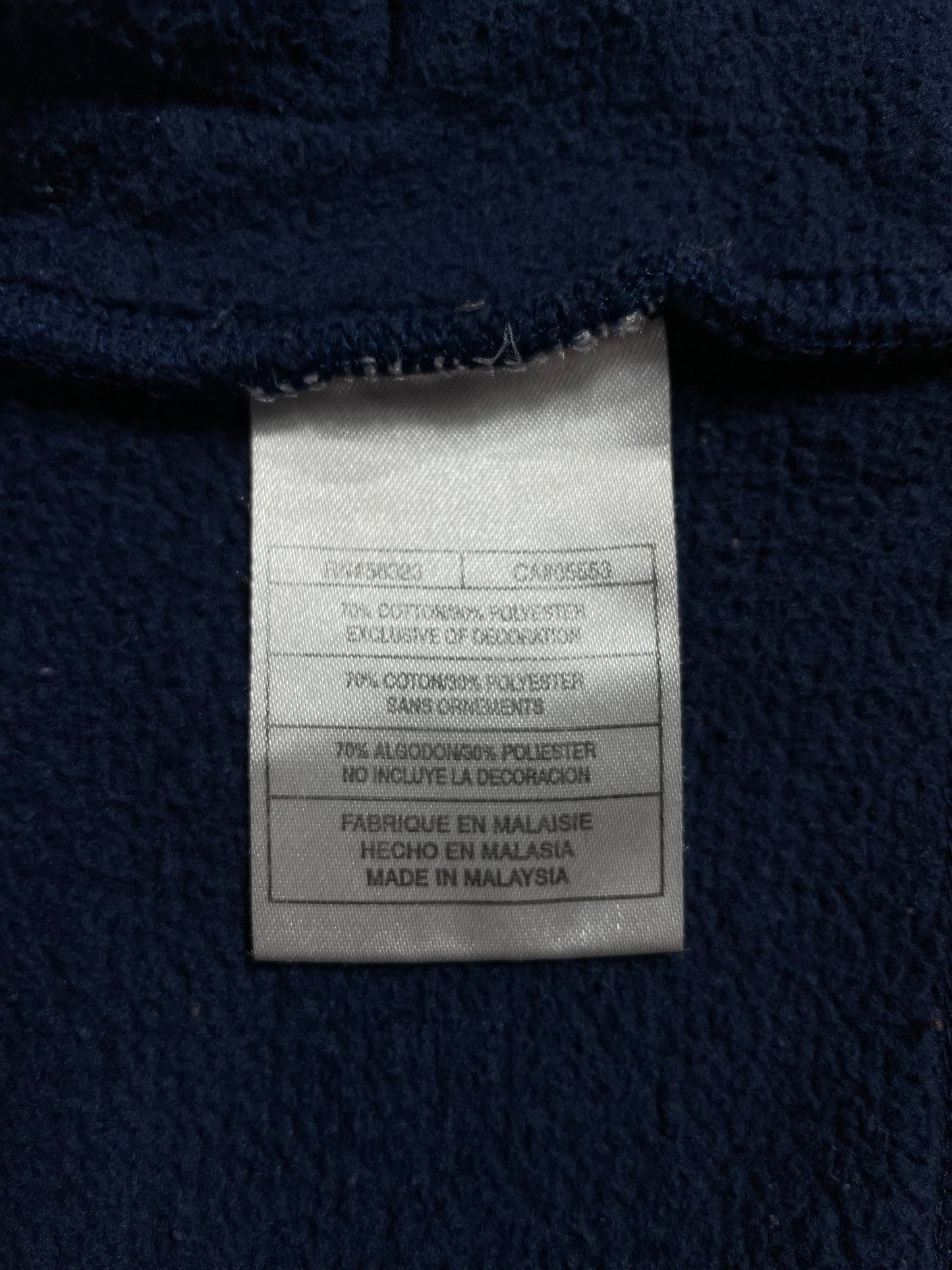 00' NIKE Size XL Vintage Half Zip-up Sweat-Shirt / A2546