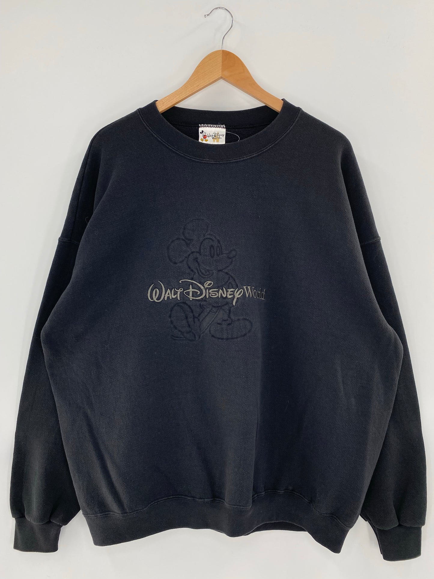 00’ DISNEY MICKEY Size No tag (Approx.XXL) Vintage Sweat-shirt / K5102