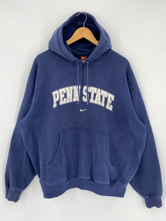 00’ NIKE PENN STATE UNIVERSITY Size L Vintage Hoodie Sweat Shirts/ K5010