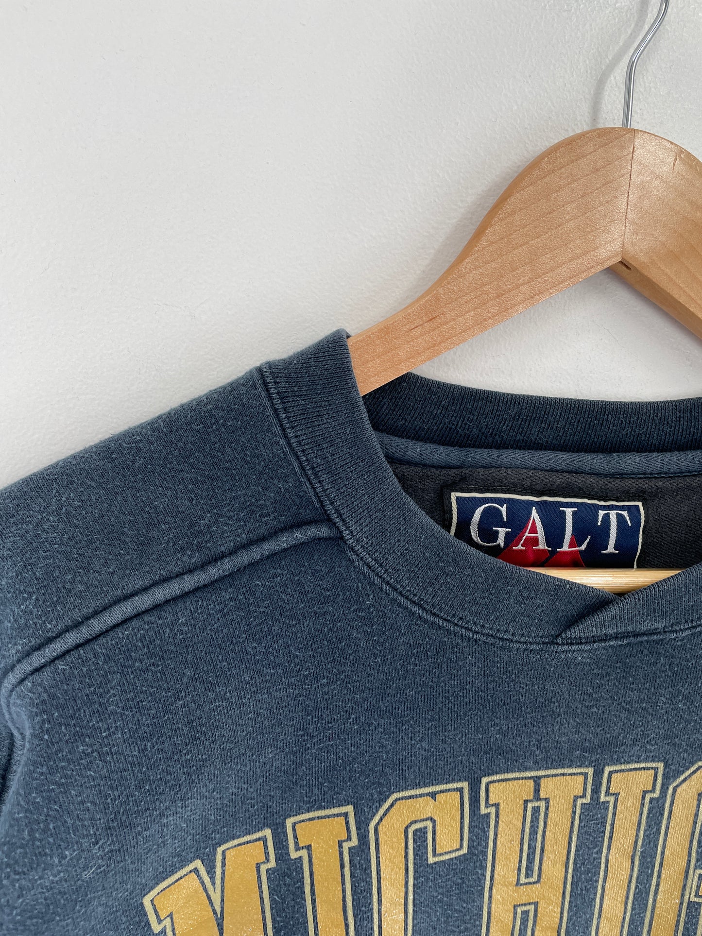 00' MICHIGAN WOLVERINES Size L Vintage College Sweat-shirt / E5497S