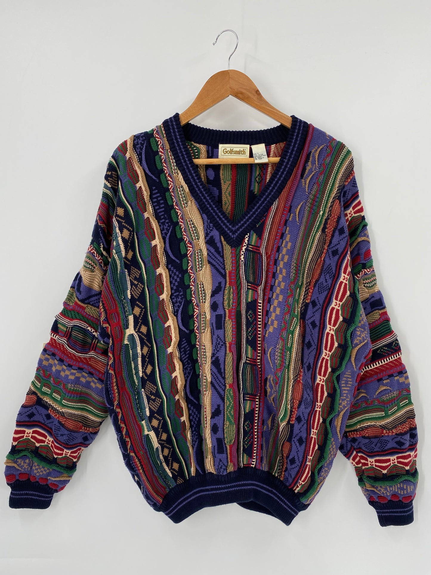 Vintage 3D COOGI- Style Size L Knit Sweater / K4726