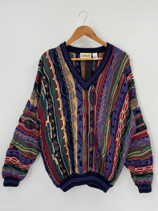 Vintage 3D COOGI- Style Size L Knit Sweater / K4726
