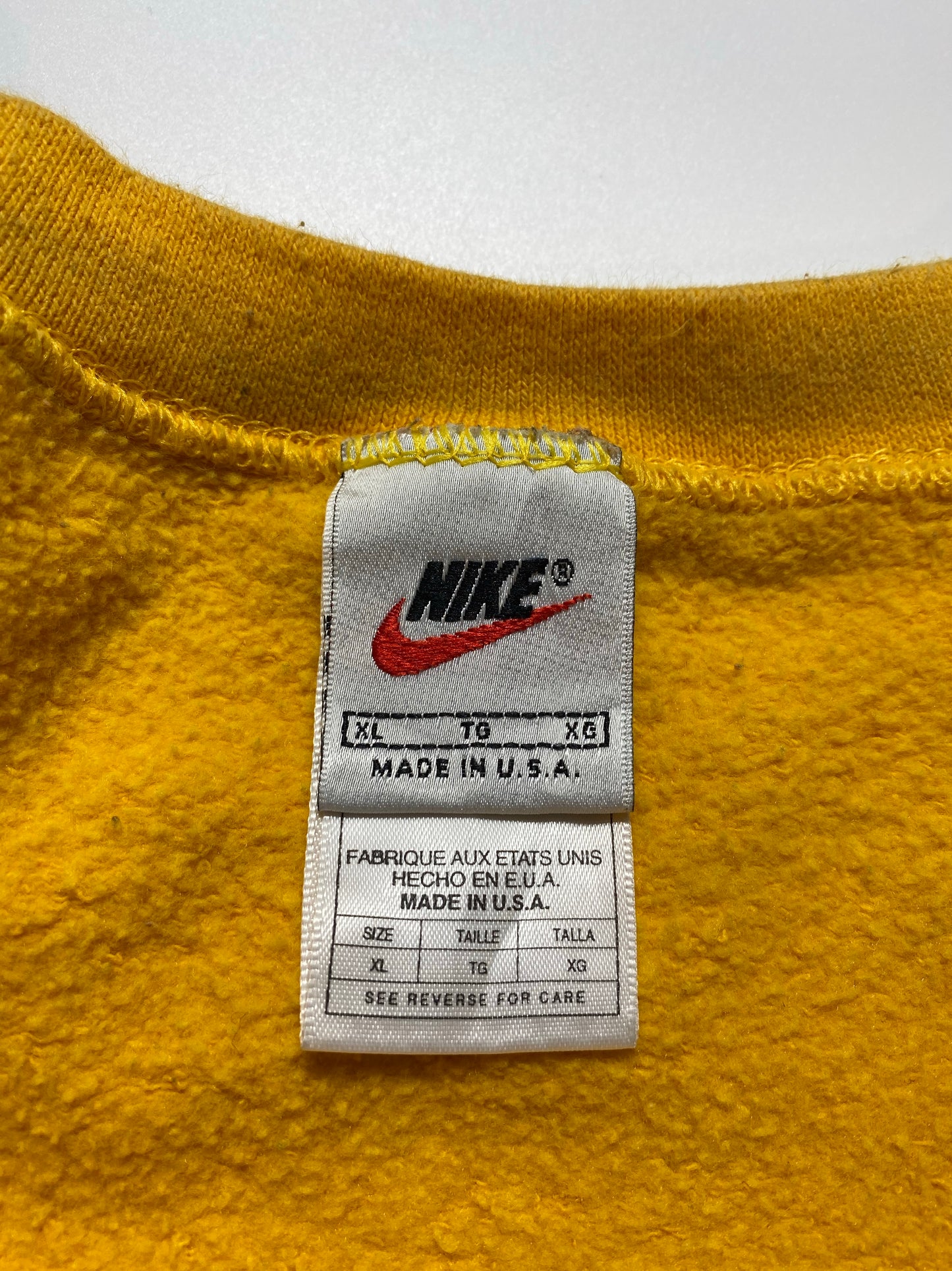 00' NIKE MINI SWOOSH Made in USA Size XL Vintage Sweat-shirt / K5976