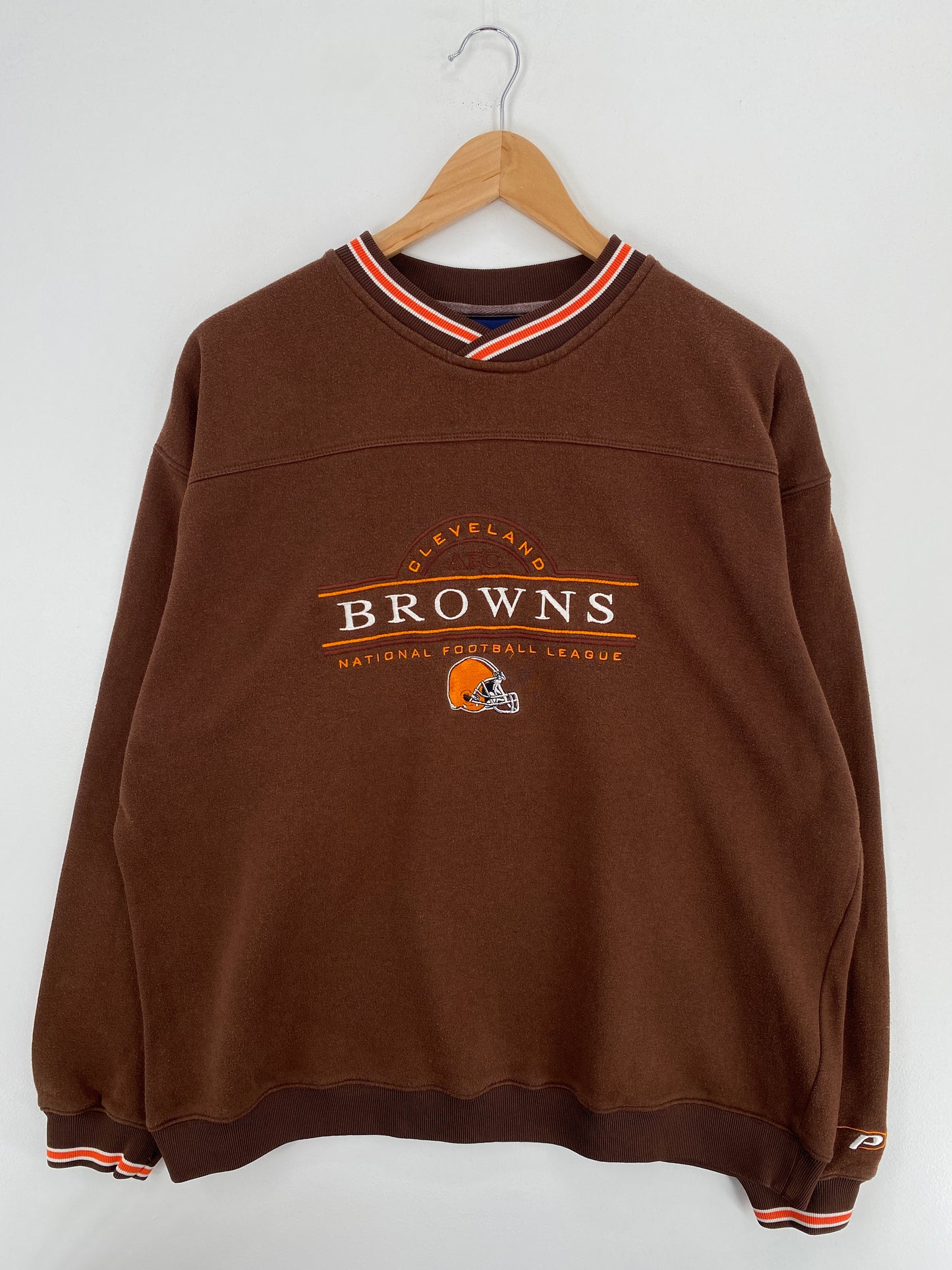 00' CLEVELAND BROWNS Size XL Vintage NFL Sweat-Shirt / A4739