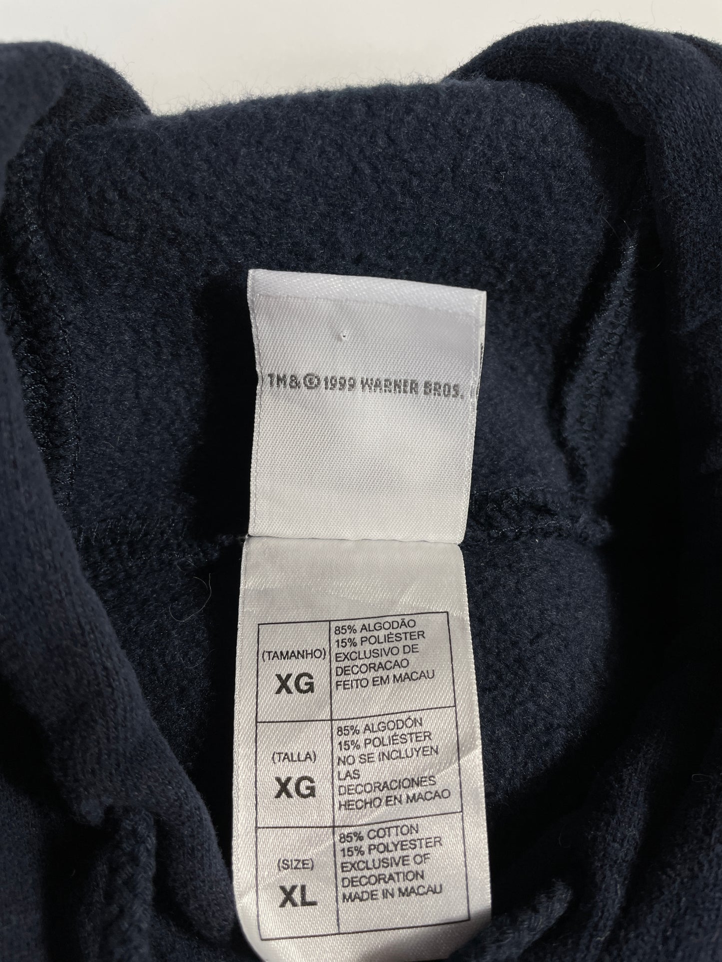 1999 LOONEY TUNES Size XL Vintage Hoodie Sweat-shirt / A9410