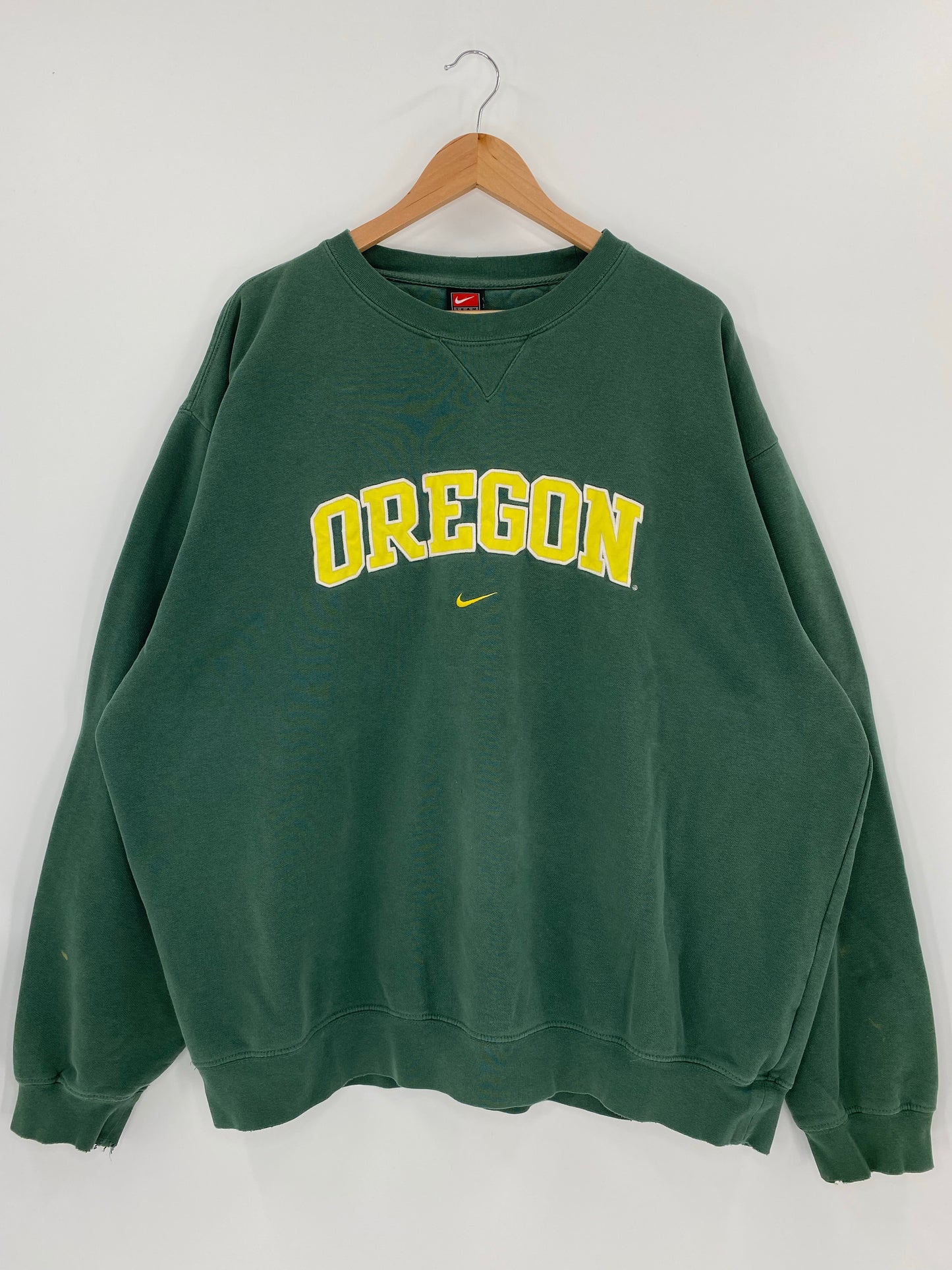 00' NIKE UNIVERSITY OF OREGON Size XXL Vintage Sweat-Shirt / K4603