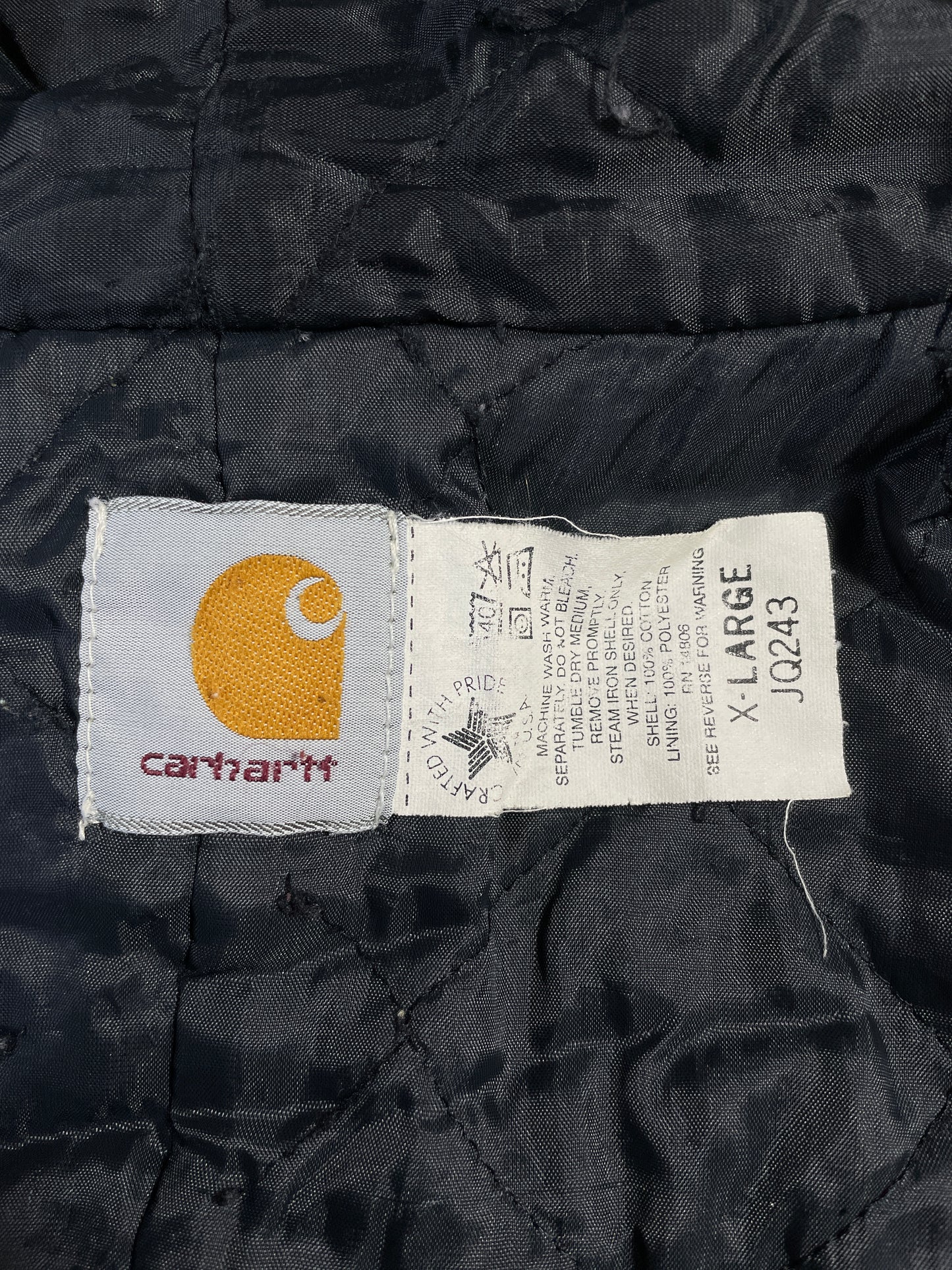 90’s CARHARTT Made in USA Size XL Hoodie Duck Jacket / A7090