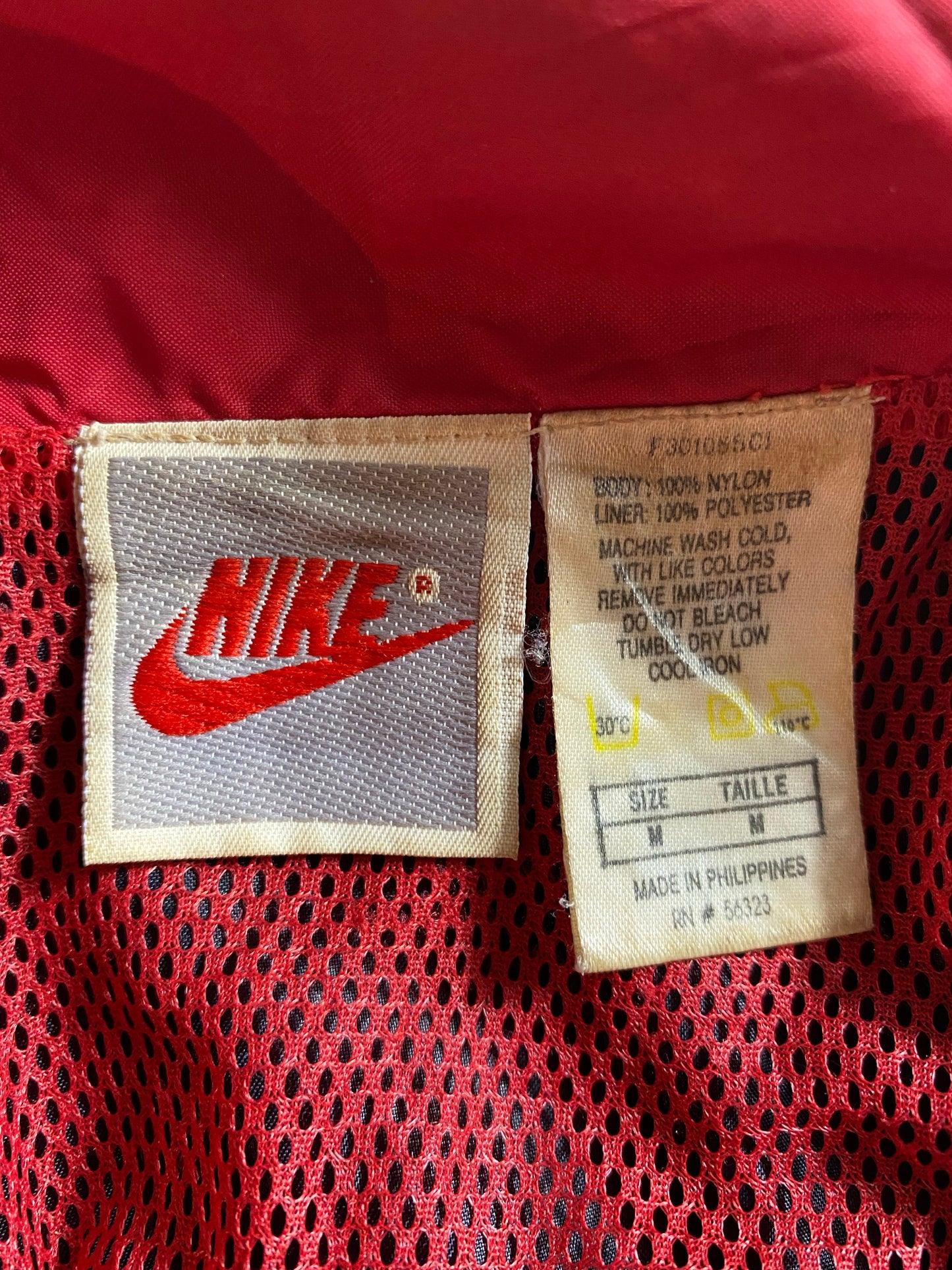 90’s NIKE Silver Tag Size M Vintage Nylon-Jacket / A5569