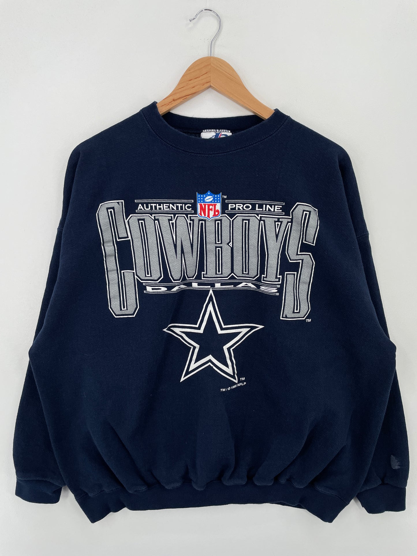 1995 DALLAS COWBOYS Made in USA Size XL Vintage NFL Sweat-Shirt / A7430