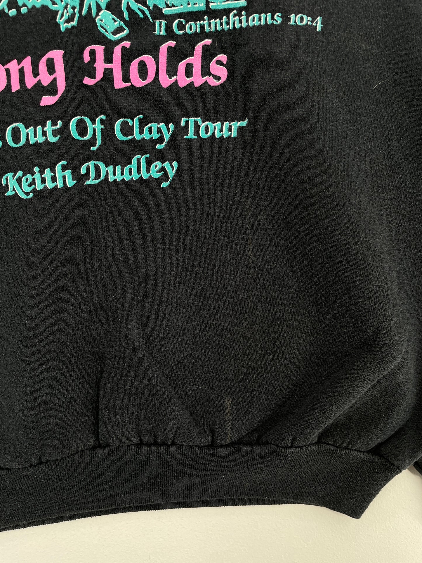 90's STRONG KEITH DUDLEY Made in USA Size XL Vintage Sweat-Shirt / E3487S