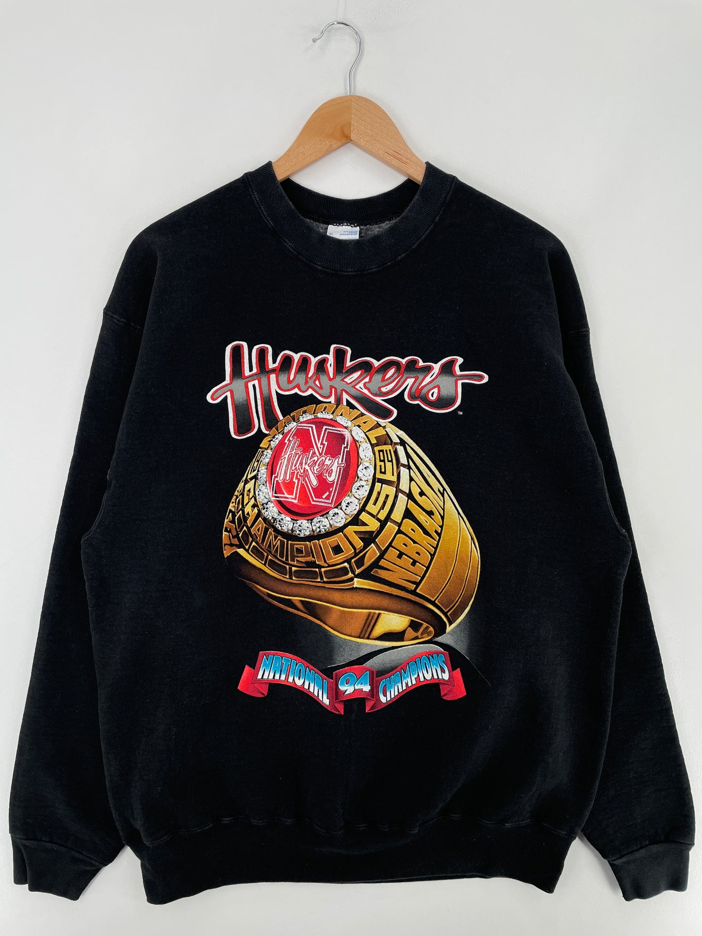 1994 SALEM x NEBRASKA HUSKERS Size XL Vintage NBA Sweat-shirt / E3143S